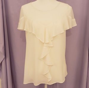 Express Ruffle Top NWT